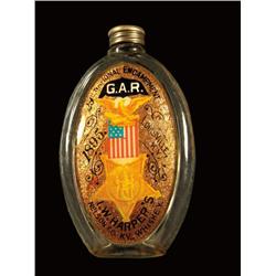 Label Under Glass Pocket Flask