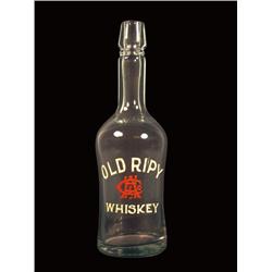 Old Ripy Whiskey Bottle