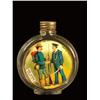 Image 1 : Label Under Glass Military Flask