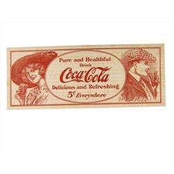 Coca Cola Ink Blotter 1912