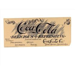 Coca Cola Ink Blotter 1904