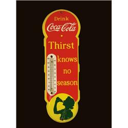 Coca Cola Thermometer Canadian 1939