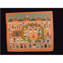 1950s Navajo Ceremonial Rug