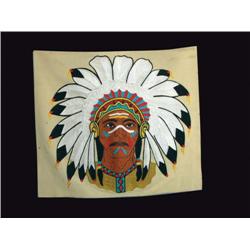 Embroidered Indian Pillow Top