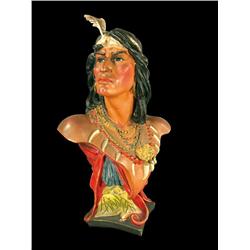 Hiawatha Cigar Store Indian Bust