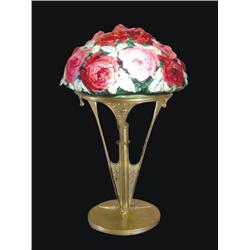 Pairpoint Red Rose Puffy Lamp