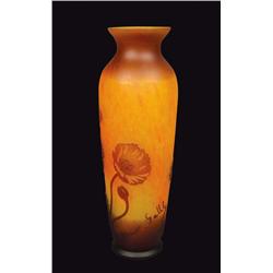 Galle Art Glass Vase