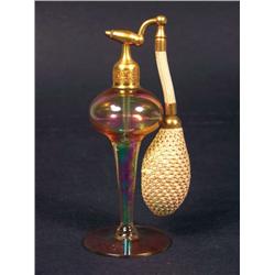 Carnival Glass Colored Atomizer