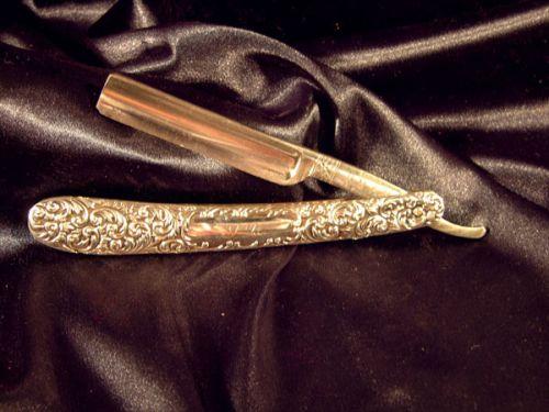 Sterling Silver Straight Razor