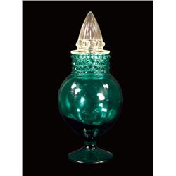 Blue Columbia Candy Jar