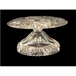ABP Cut Glass Toupee Holder