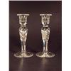 Image 1 : ABP Pair of Cut Glass Candle Sticks