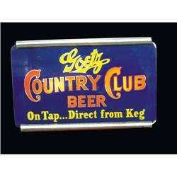 Goetz Country Club Beer Sign