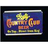 Image 1 : Goetz Country Club Beer Sign