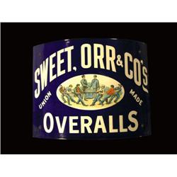 Sweet, Orr and Co. Overalls Sign