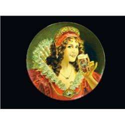 Pair of Falstaff Beer Tin Chargers