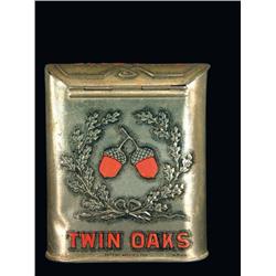Twin Oaks Pocket Tobacco Tin