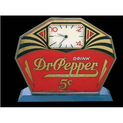 Orig. Dr. Pepper Art Deco Style Clock