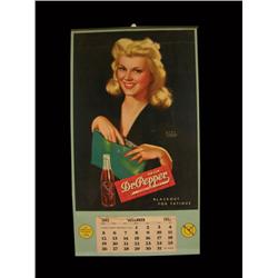 1943 Calendar for Dr. Pepper
