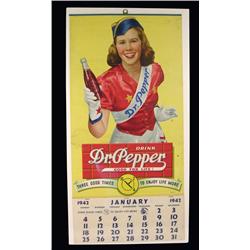 1942 Calendar for Dr. Pepper