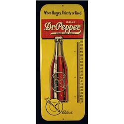 Dr. Pepper tin thermometer