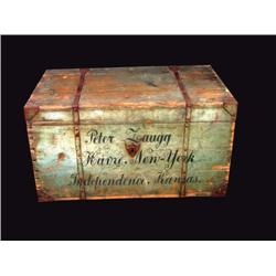 Immigrant Trunk, New York to Kansas