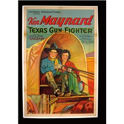 Western Movie Poster, Texas Gun Fighter