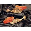 Image 1 : Silver Overlay Goosehead Spurs