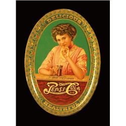 1910 Pepsi Cola Tin Tip Tray
