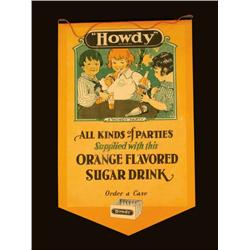 Howdy Soda Paper Banner