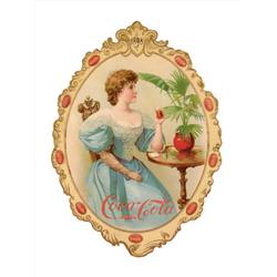 Rare Coca Cola 1898 Paper Sign