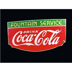 1936 Coca Cola Porcelain Sign