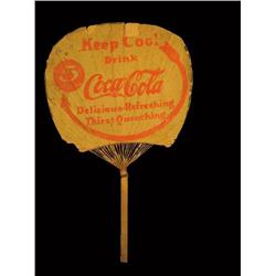 Coca Cola Paper Fan, 1900