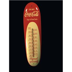 1950s Tin Coca Cola Thermometer