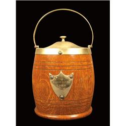 Oak Biscuit Jar