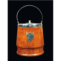 Oak Biscuit Jar