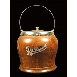 Oak Biscuit Jar