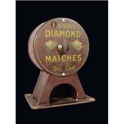 Diamond Matches One Cent Dispenser