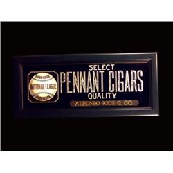 NATIONAL League Pennant Cigars Sign