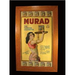Murad Cigarette Cardboard Sign