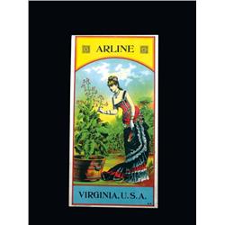 Original Tobacco Label for Arline