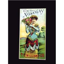 Original Tobacco Label The Nosegay