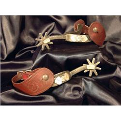 Silver Overlay Spurs