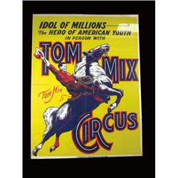 Tom Mix Circus Poster