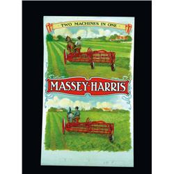 Massey Harris Hay Rake Paper Sign