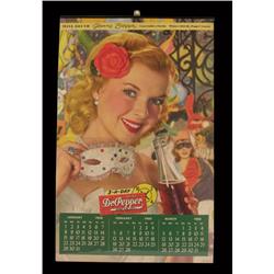 1950 Calendar for Dr. Pepper