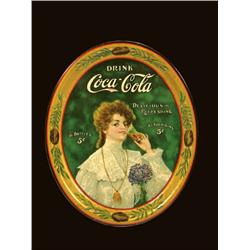 1906 Coca Cola Tin Serving Tray