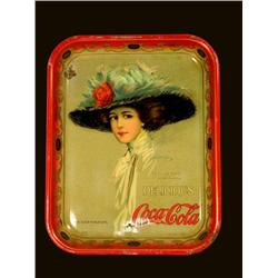 1910 Coca Cola Tin Serving Tray