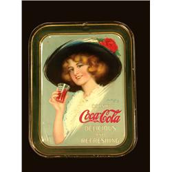 1913 Coca Cola Tin Serving Tray