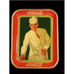 1928 Coca Cola Tin Serving Tray